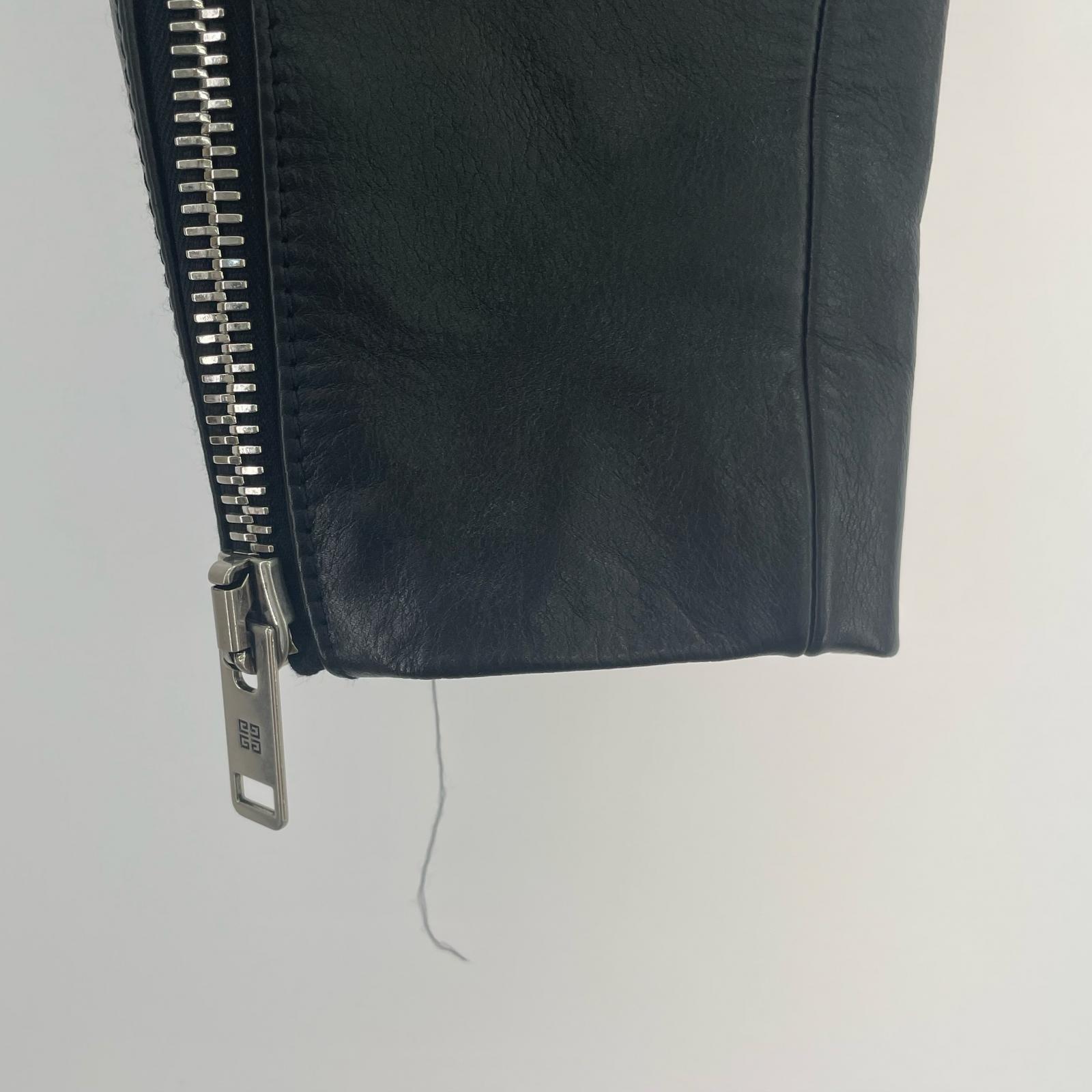 ジャケット GIVENCHY レザージャケット 34 ブラック