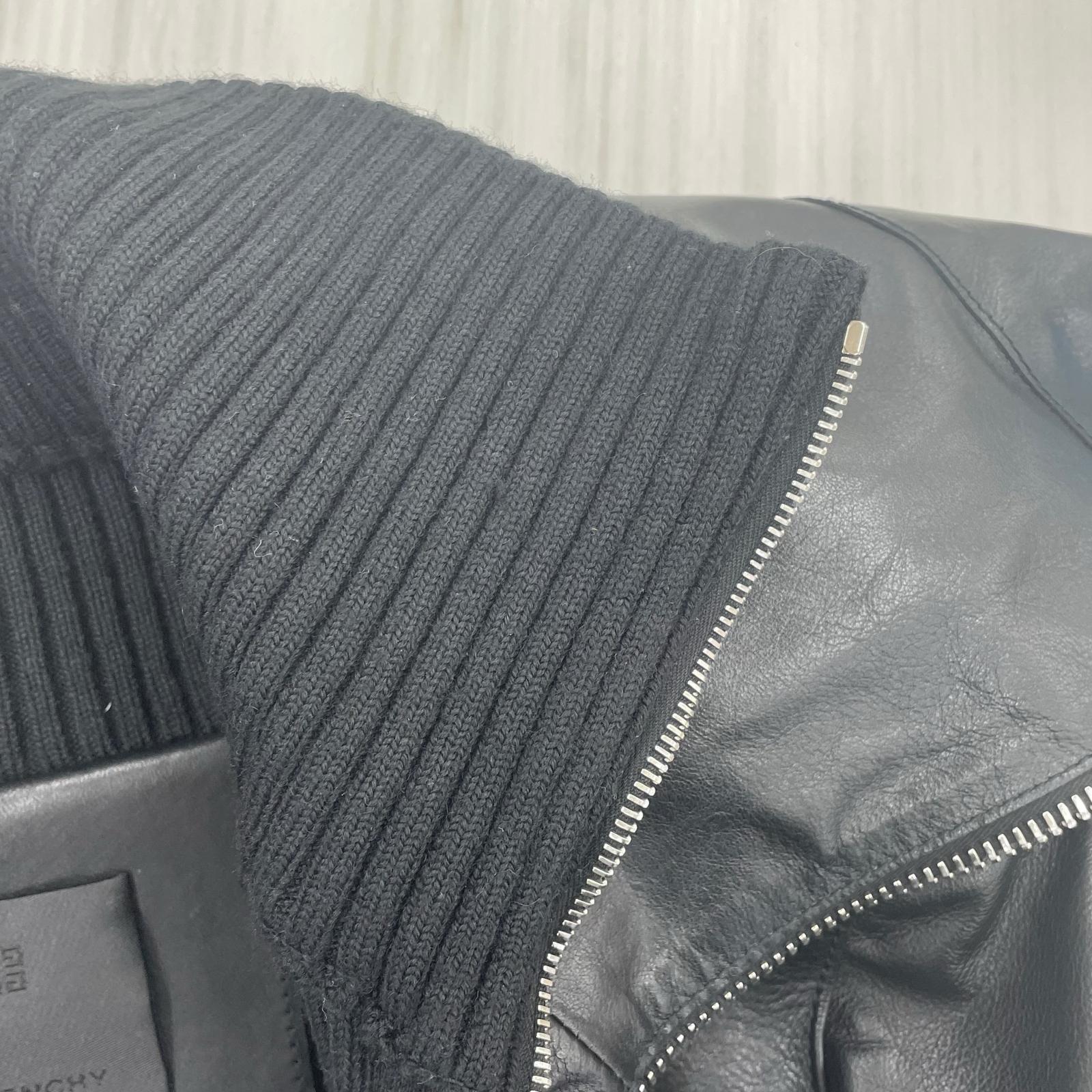 ジャケット GIVENCHY レザージャケット 34 ブラック