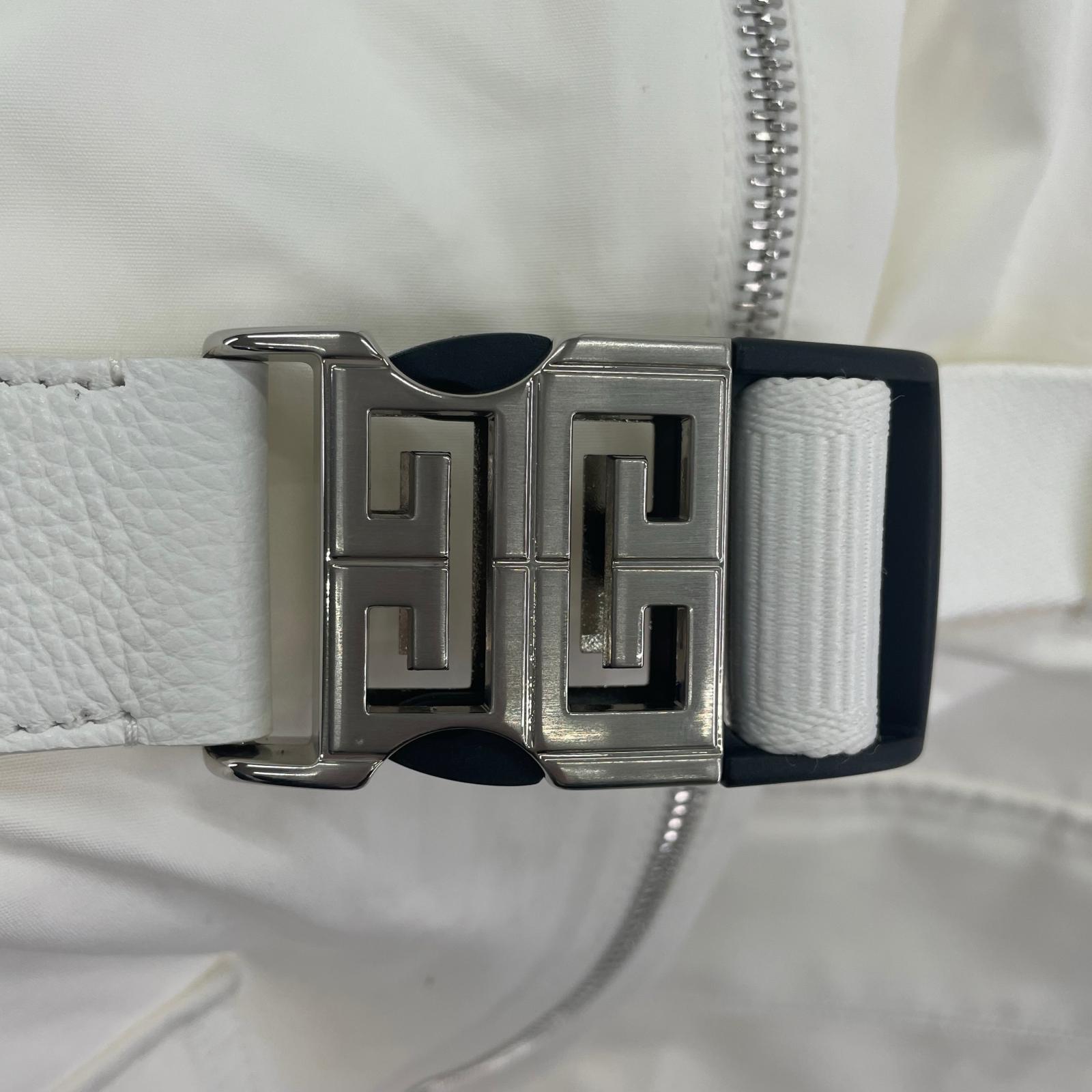 ジャケット GIVENCHY ZIP コート ホワイト 34 ホワイト