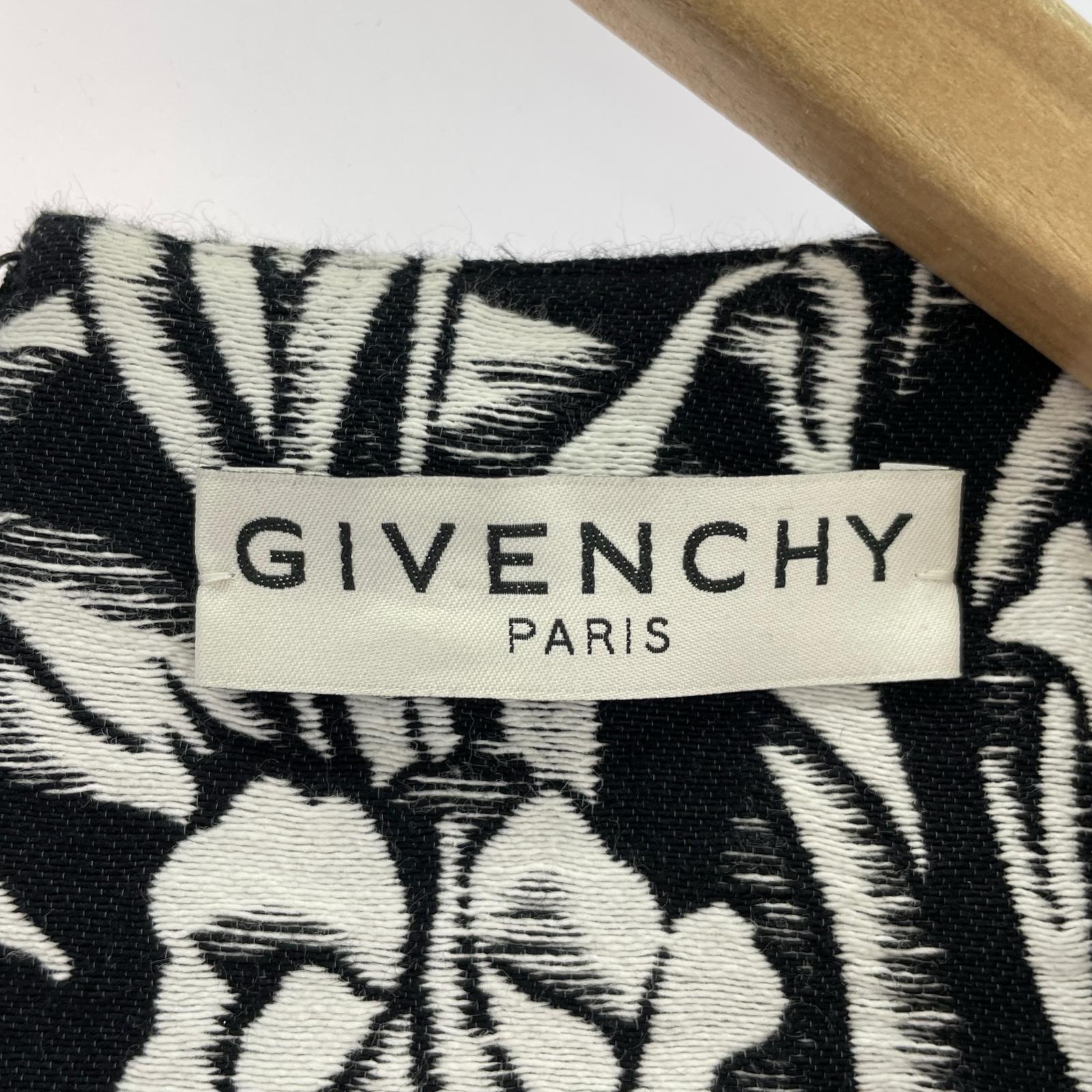 ワンピース GIVENCHY ノースリーブワンピース フローラル柄 ブラック