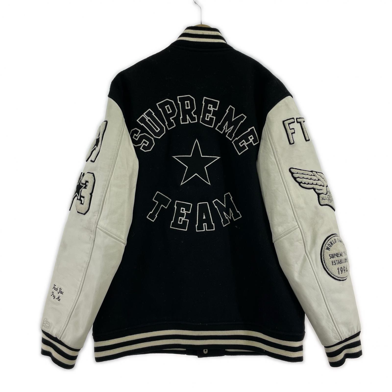 ジャケット 06AW VARSITY JACKET ブラック/ホワイト (XL) LL ブラック