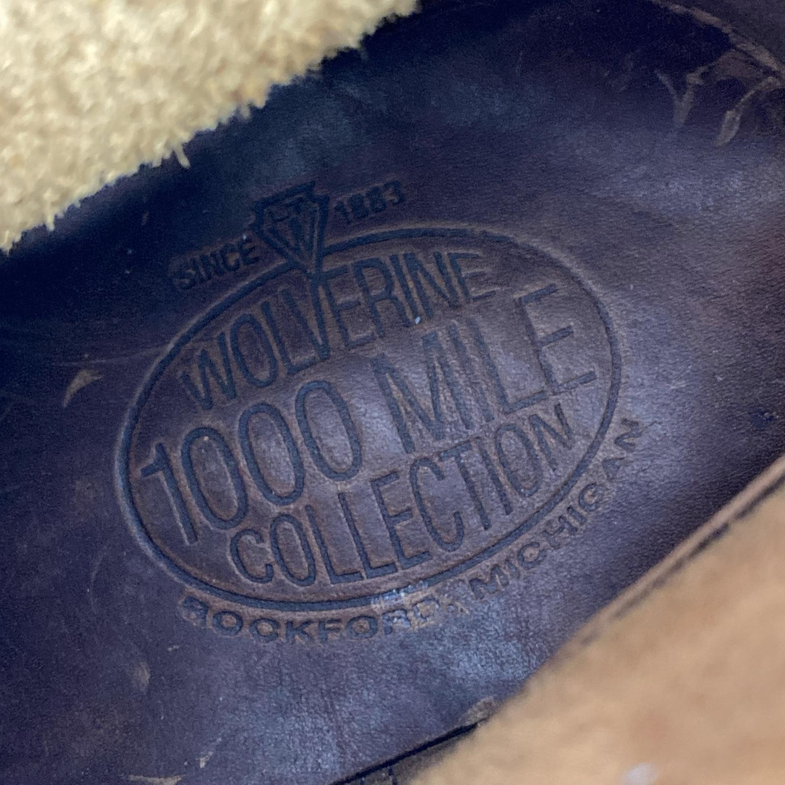 ブーツ 1000MILE BOOTS 8.5 ブラウン