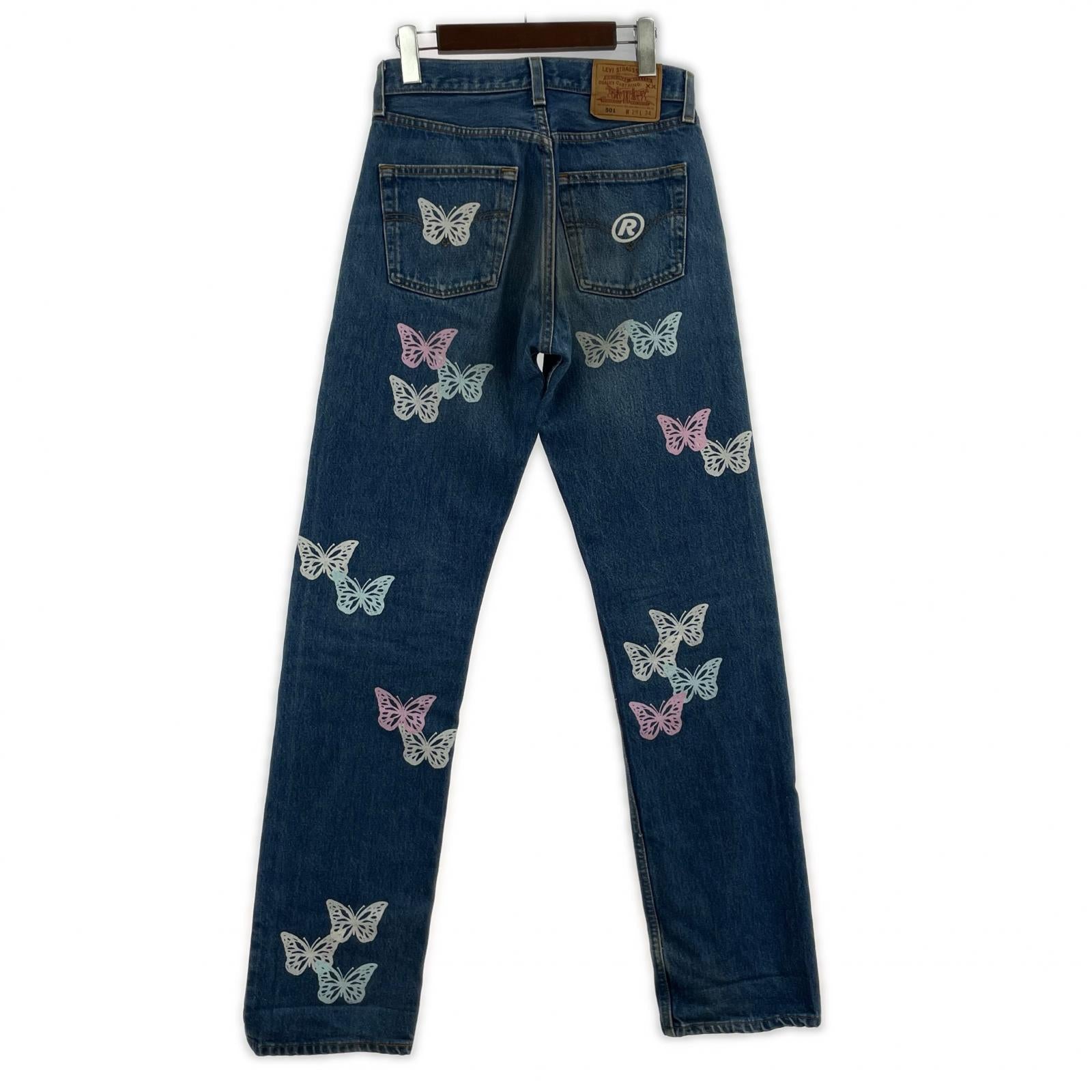 デニムパンツ ×About Dreams 501 butterfly denim W29