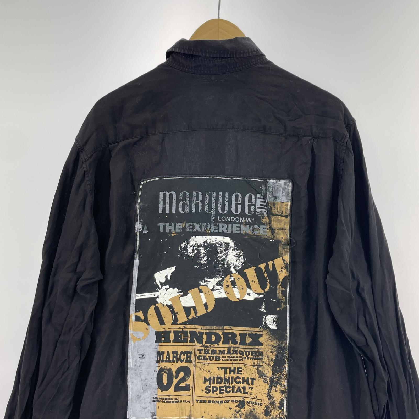 長袖シャツ S'YTE × marquee club ロングシャツ (3) 3 ブラック