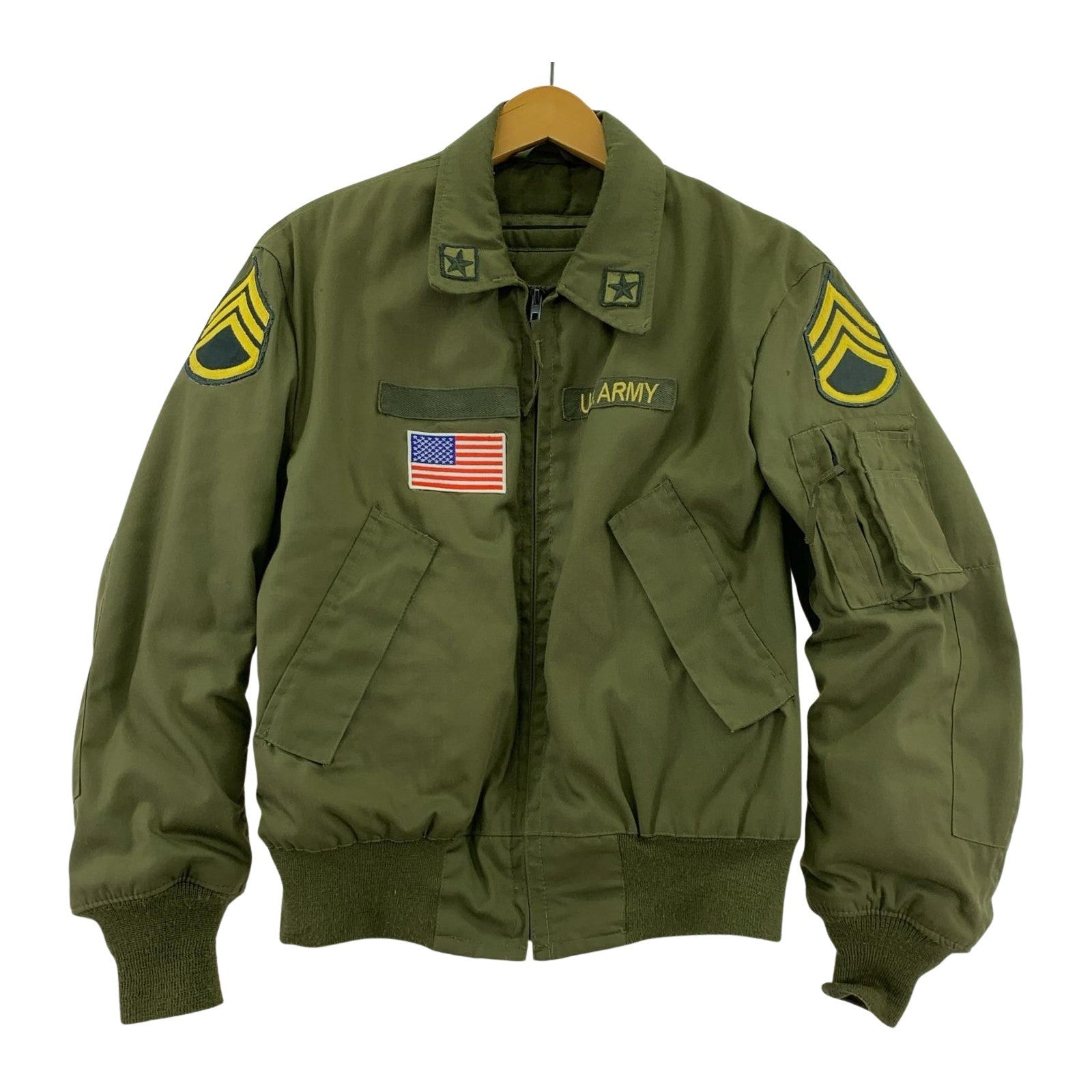 ジャケット US.ARMY. CVC ノーメックス タンカースジャケット S グリーン