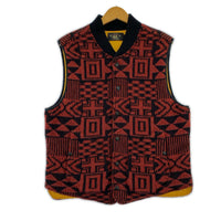 ジャケット RRL ジャガードキルティングベスト L 赤系 L レッド