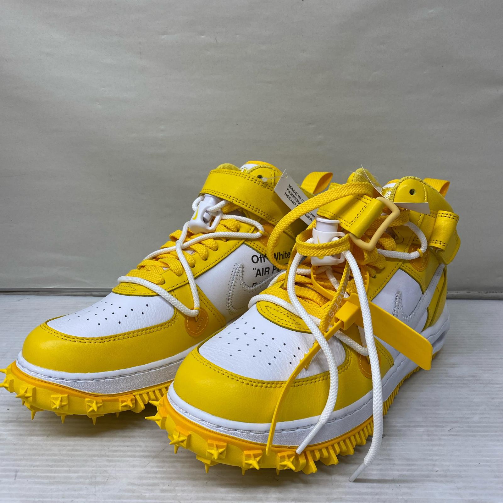 スニーカー × Off White AirForce 1 Mid SP LTHR(25.5)