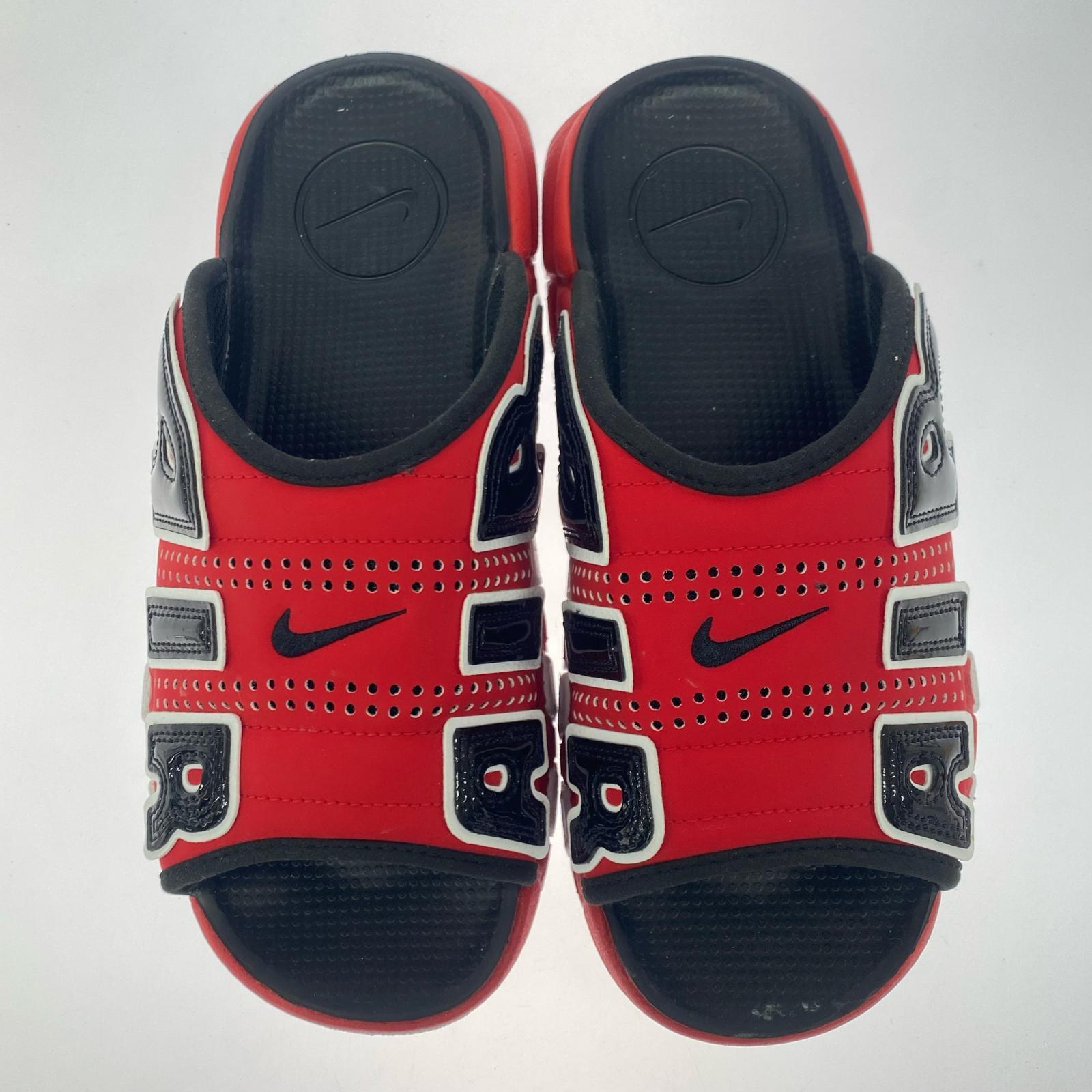 サンダル Air More Uptempo Slide "University 赤(26) 26cm (US8 UK7 1/2 EU42)