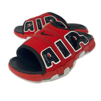 サンダル Air More Uptempo Slide "University 赤(26) 26cm (US8 UK7 1/2 EU42)