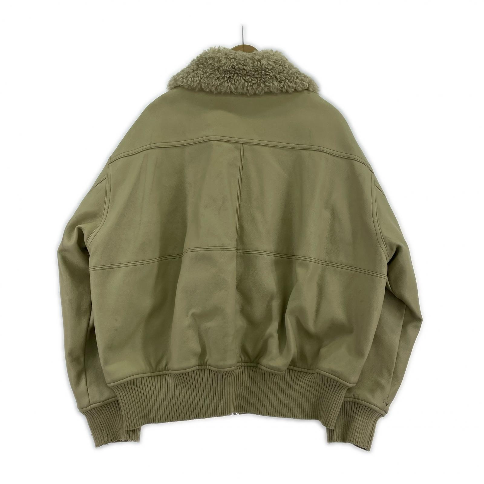 ジャケット VEGAN LEATHER BALOON B-3 2 ベージュ