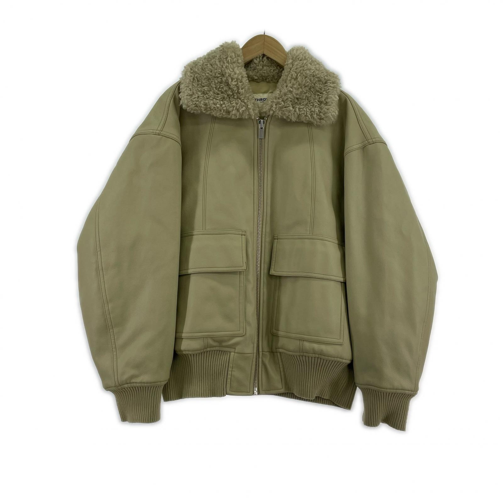 ジャケット VEGAN LEATHER BALOON B-3 2 ベージュ