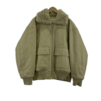 ジャケット VEGAN LEATHER BALOON B-3 2 ベージュ