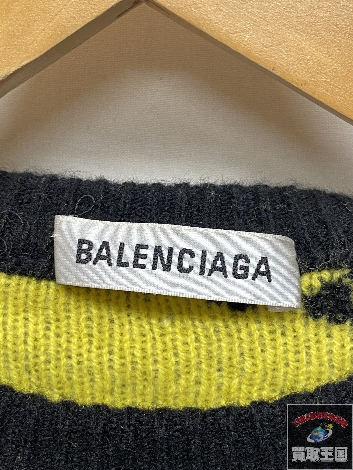 19AW BALENCIAGA ALLOVER LOGOCrewneckKnit
