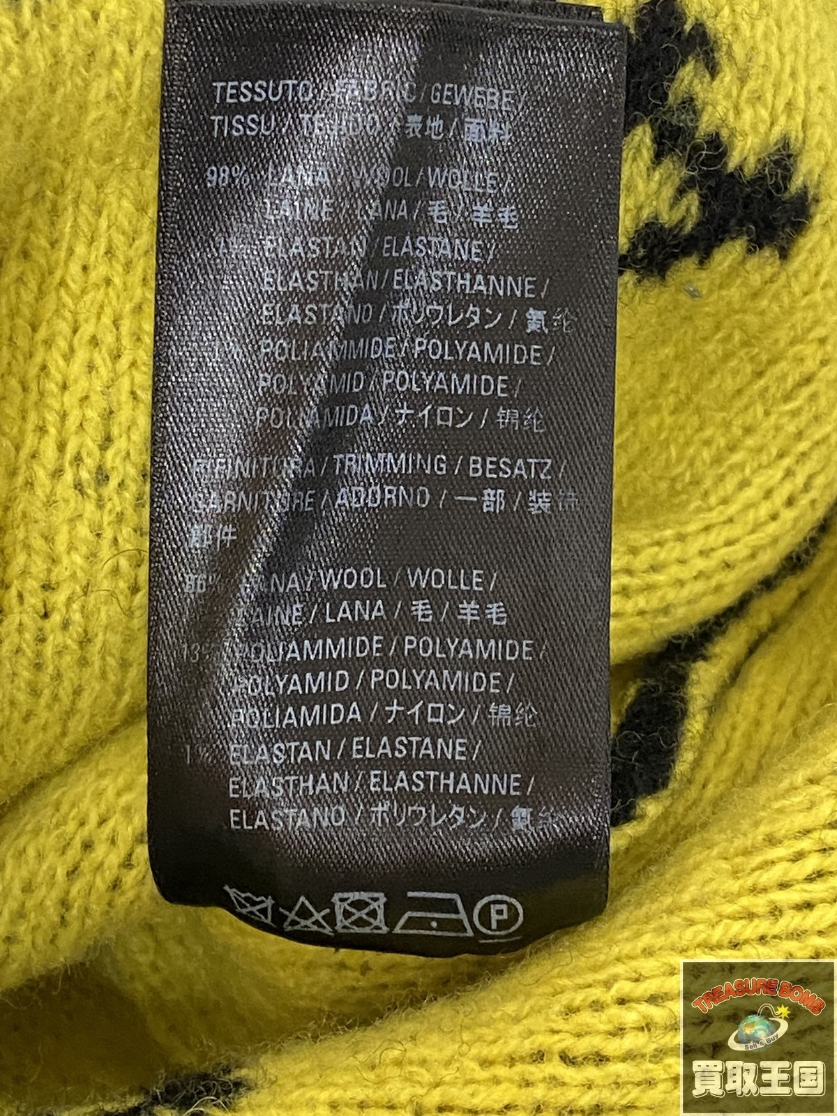 19AW BALENCIAGA ALLOVER LOGOCrewneckKnit