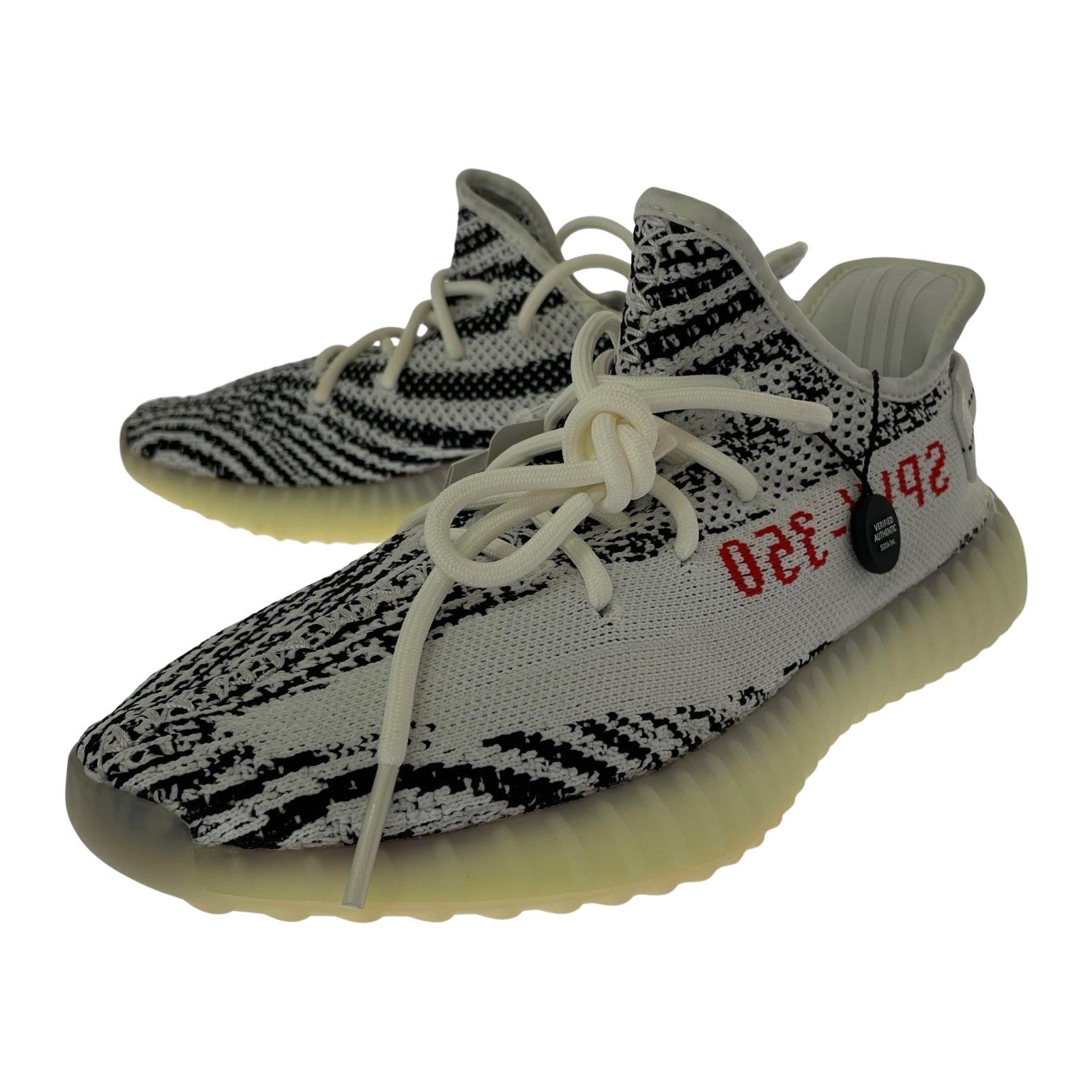 スニーカー CP9654 Yeezy Boost 350 V2 ZEBRA JP26.5cm 26.5cm (US8 1/2 UK8 EU43) ホワイト