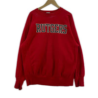 スウェット REVERSE WEAVE RUTGERS (XL) レッド