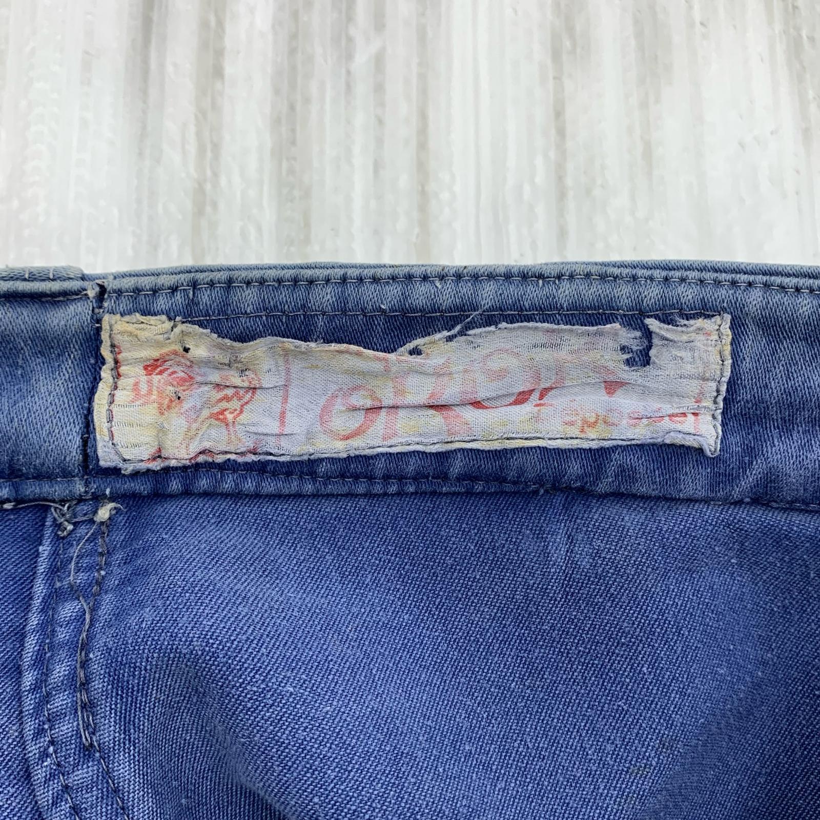 パンツ OKOK フレンチワーク モールスキン 青(36) ブルー