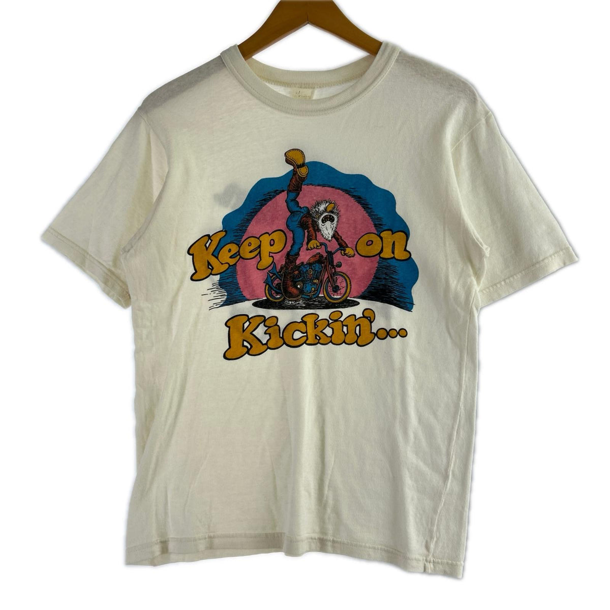 半袖Tシャツ POWER WEAR KEEP ON KICKIN tee S S ホワイト