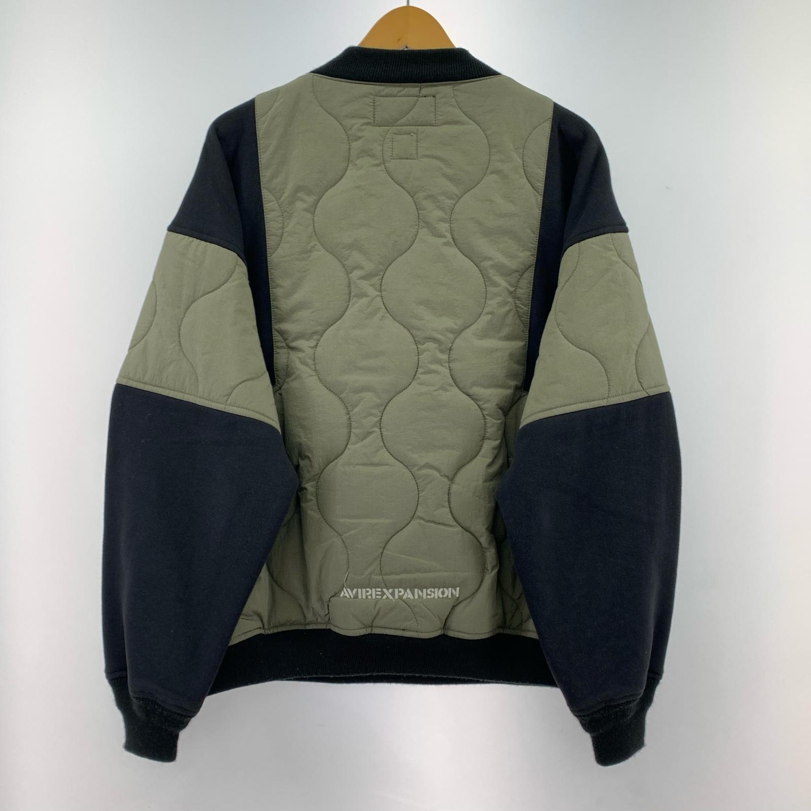 スウェット COMBI CREW JACKET M カーキ