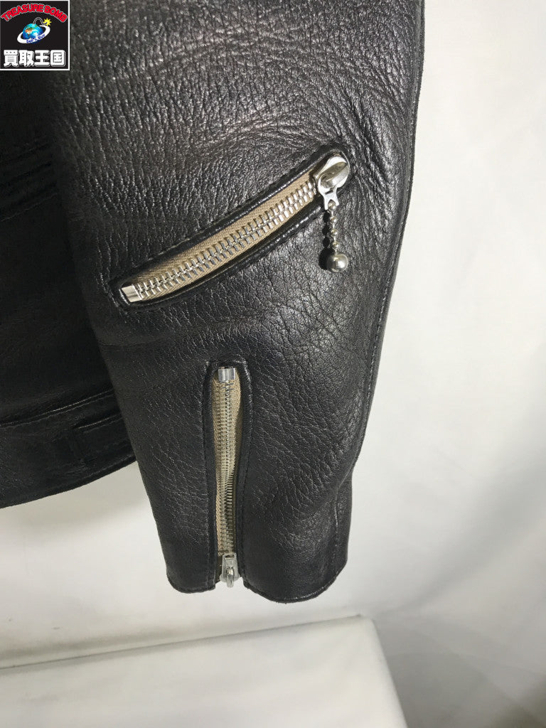 ライダースジャケット ×REAL McCOY'S 441T CYCLONE TIGHT FIT 34
