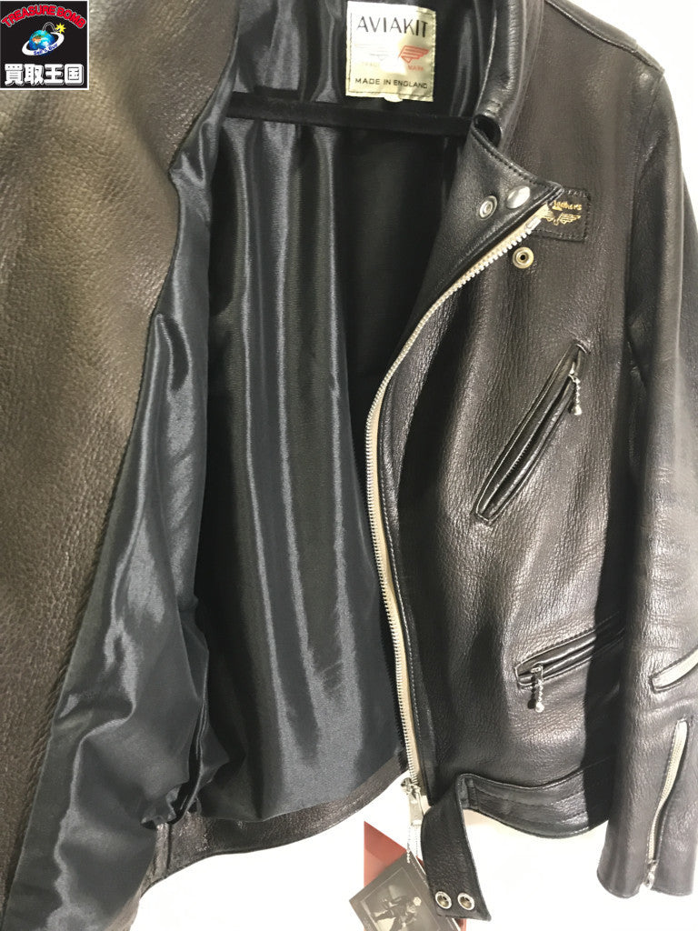 ライダースジャケット ×REAL McCOY'S 441T CYCLONE TIGHT FIT 34