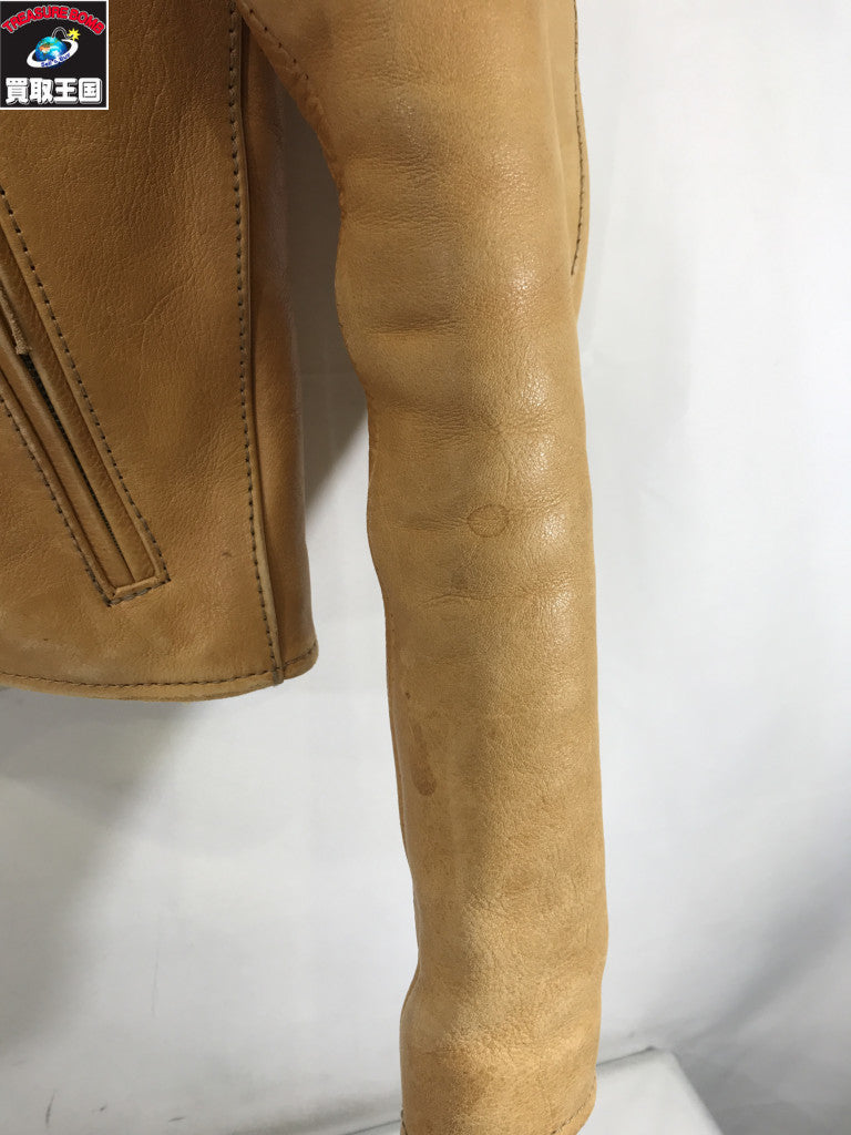 ライダースジャケット TENJIN WORKS JS01 SINGLE COLLAR JACKET 36