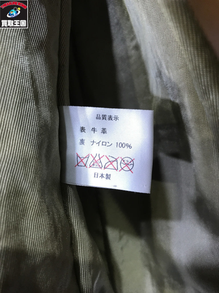 ライダースジャケット TENJIN WORKS JS01 SINGLE COLLAR JACKET 36