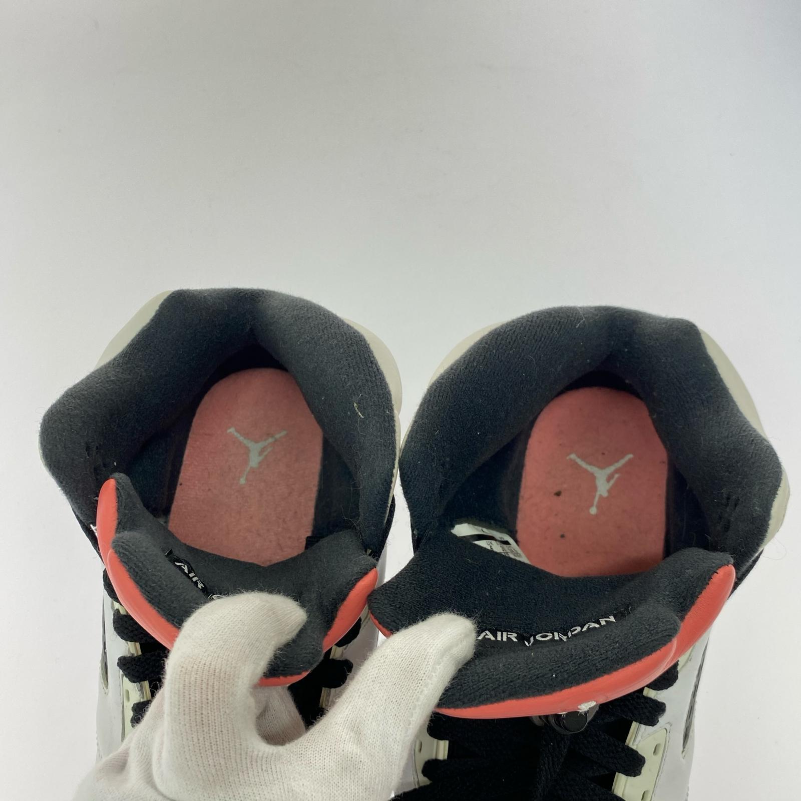 スニーカー AIR JORDAN 5 RETRO BG/24.5cm 24.5cm (US6 1/2 UK6 EU39) ホワイト