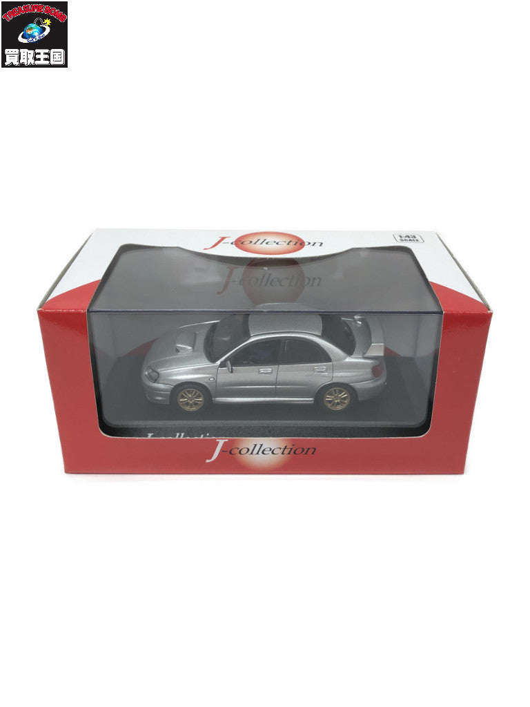 J-COLLECTION 1/43 IMPREZA シルバー スケールカー
