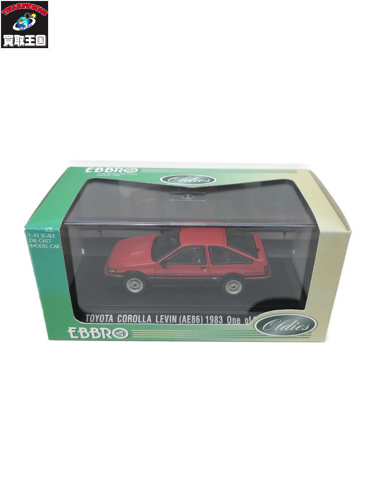 1/43 カローラ レビン AE86 スケールカー