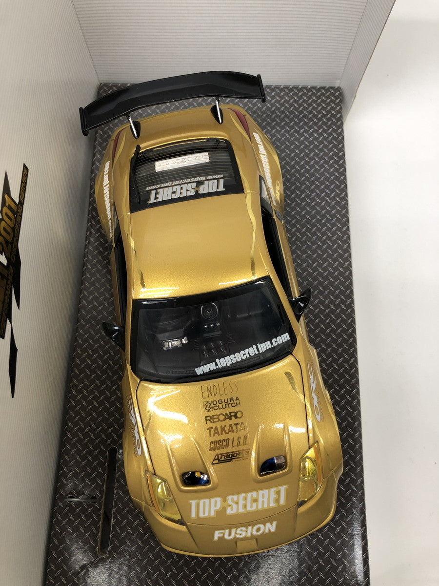 1/24 TOPSERCRET FAIRLADY Z ゴールド スケールカー