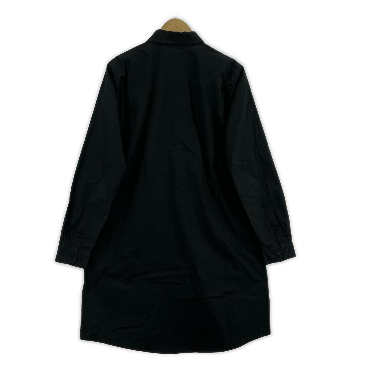 長袖シャツ 11AW ロングシャツ 40 ブラック