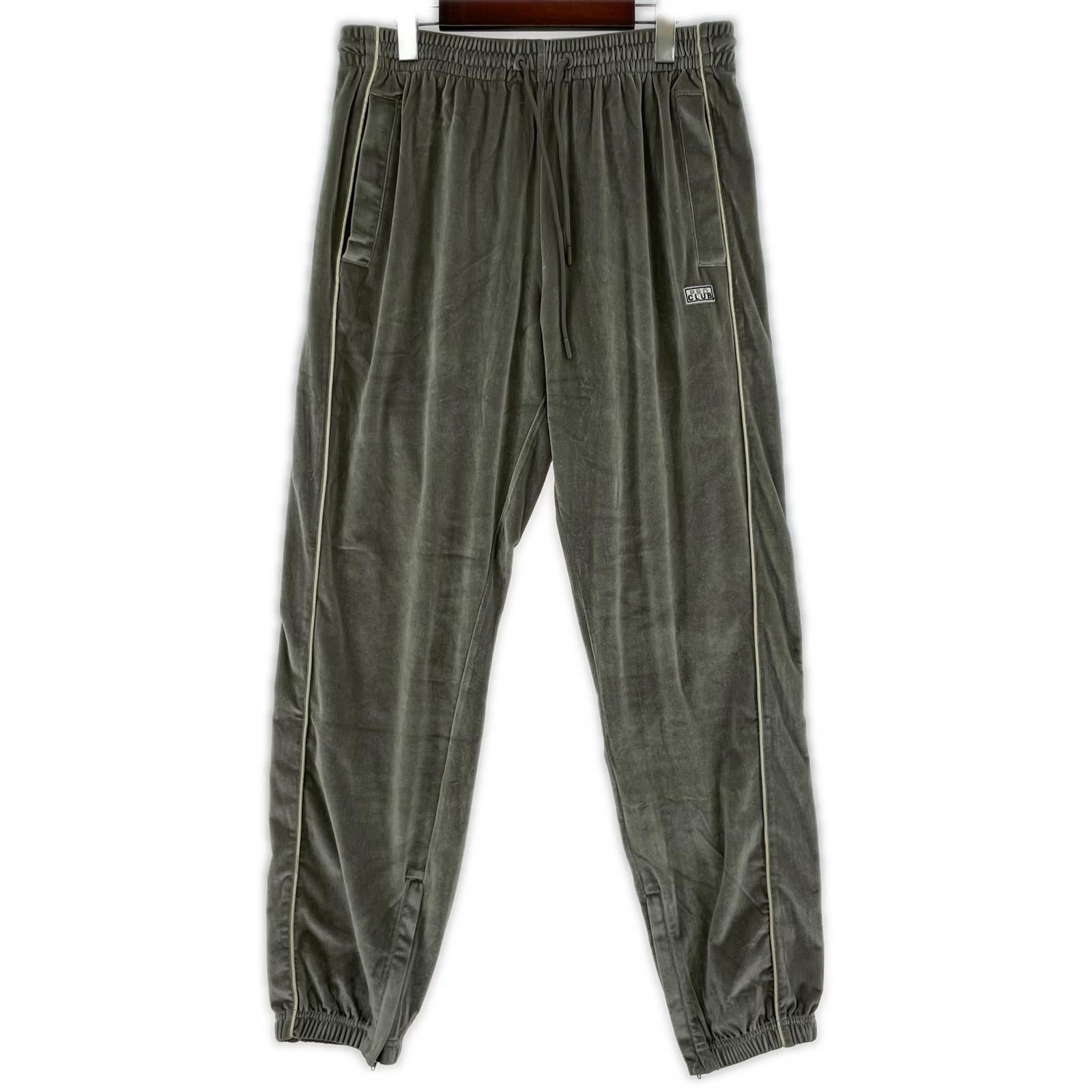 パンツ PRO CLUB ベロアトラックパンツ GRY グレー