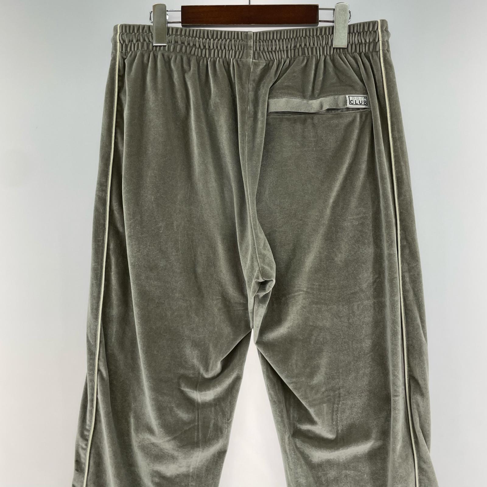 パンツ PRO CLUB ベロアトラックパンツ GRY グレー