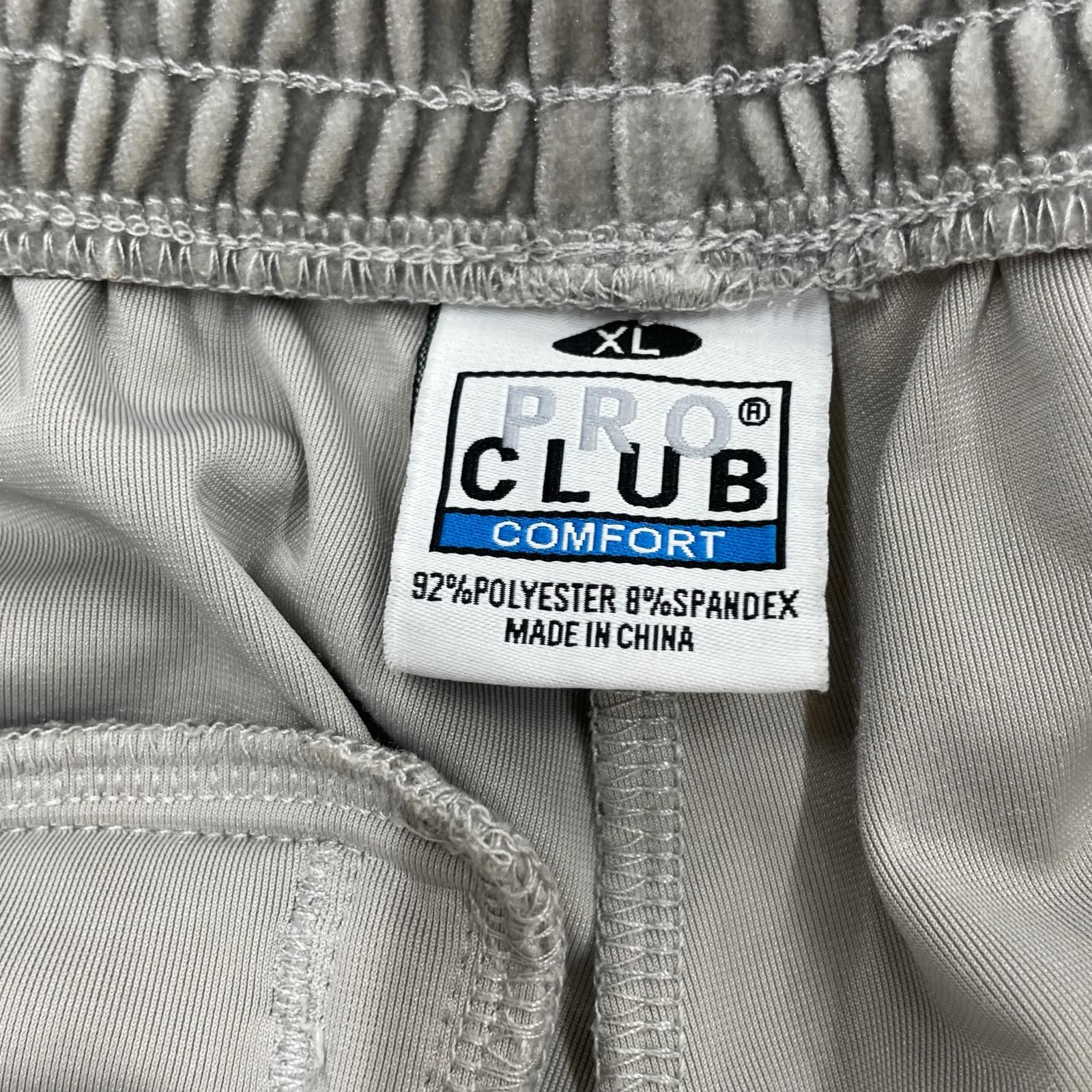 パンツ PRO CLUB ベロアトラックパンツ GRY グレー