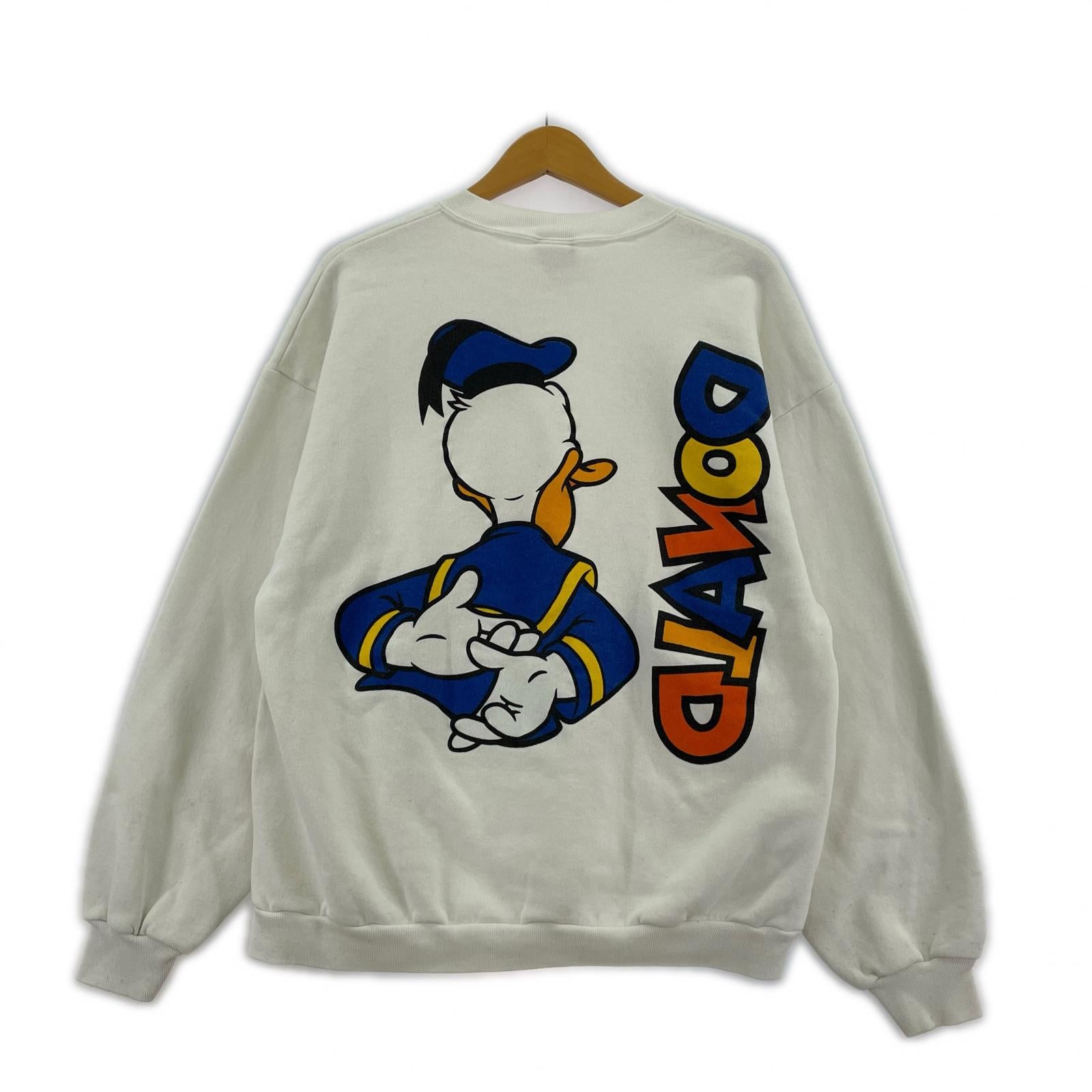 スウェット OLD DISNEY スウェット 両面 ホワイト