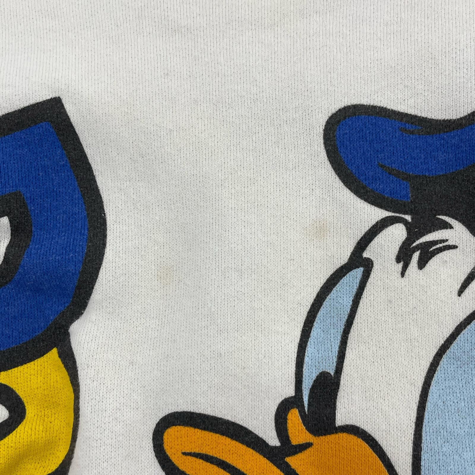スウェット OLD DISNEY スウェット 両面 ホワイト