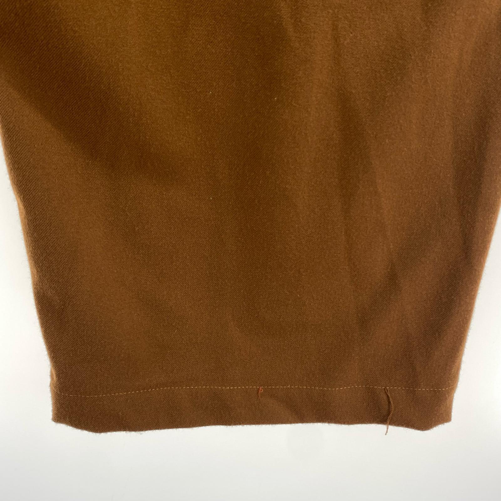 パンツ BAGGY SLACKS (XL) 茶 ブラウン