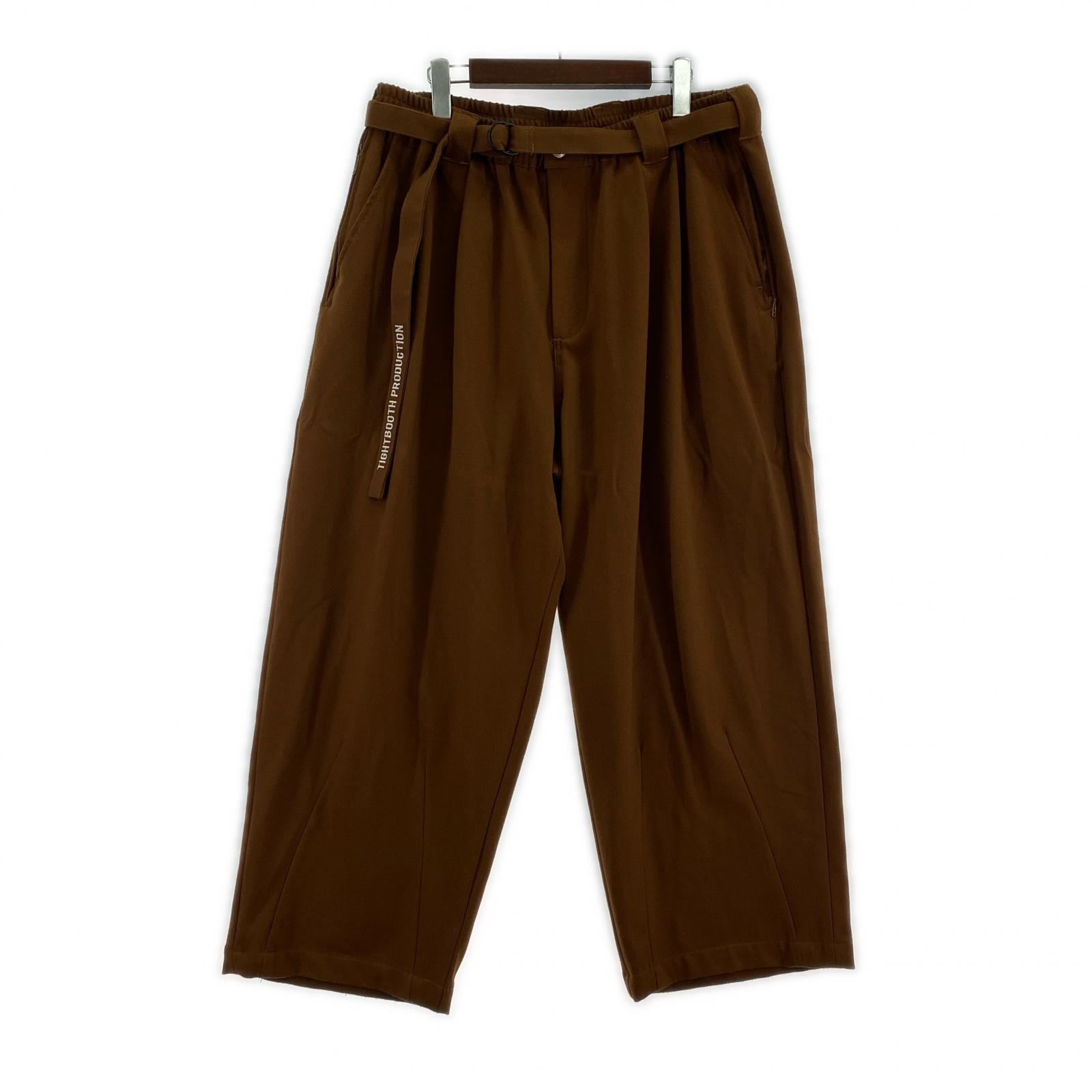 パンツ BAGGY SLACKS (XL) 茶 ブラウン