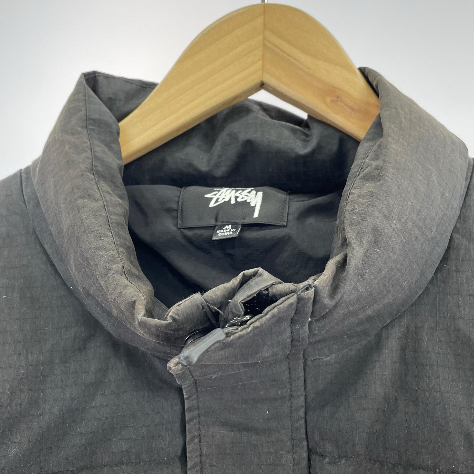 ダウンジャケット RIPSTOP DOWN PUFFER JACKET 黒 (M) M ブラック