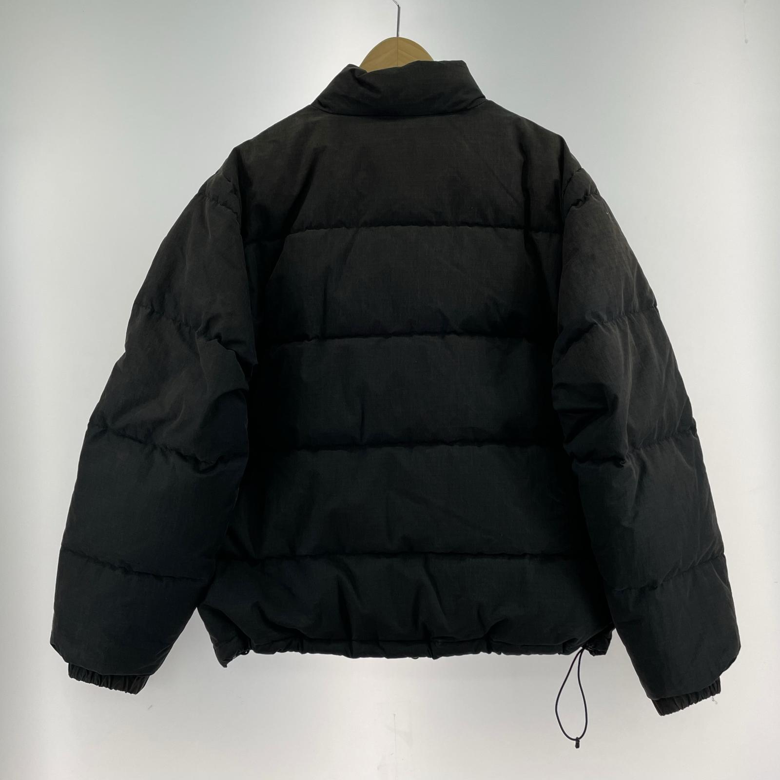 ダウンジャケット RIPSTOP DOWN PUFFER JACKET 黒 (M) M ブラック