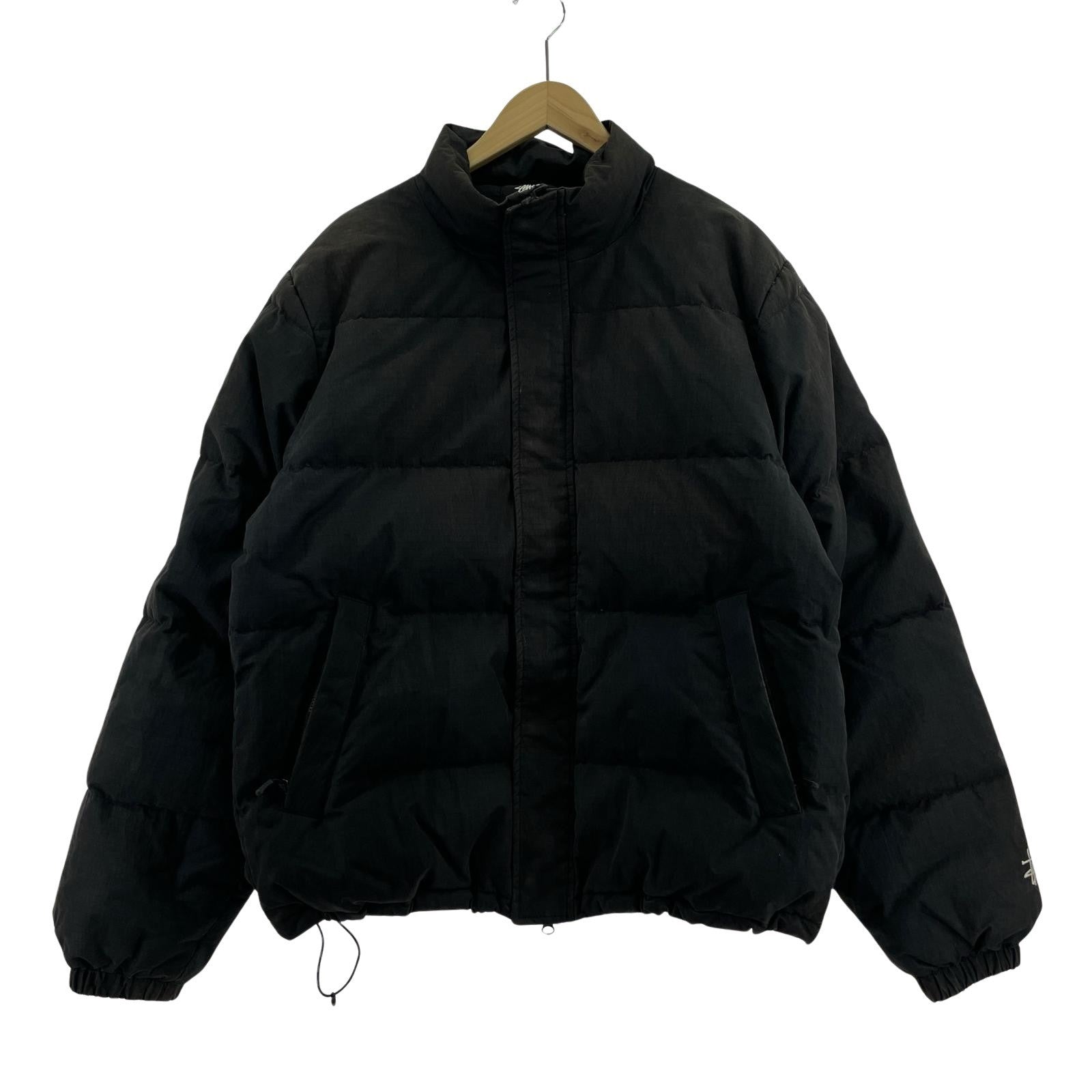 ダウンジャケット RIPSTOP DOWN PUFFER JACKET 黒 (M) M ブラック