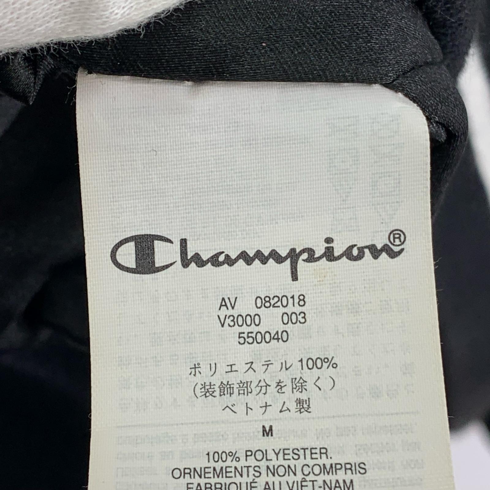 ジャケット Supreme×Champion フードスタジャン BLK M ブラック