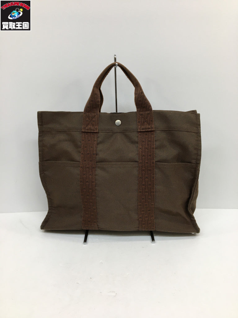 エールラインMM ハンドバッグ 茶