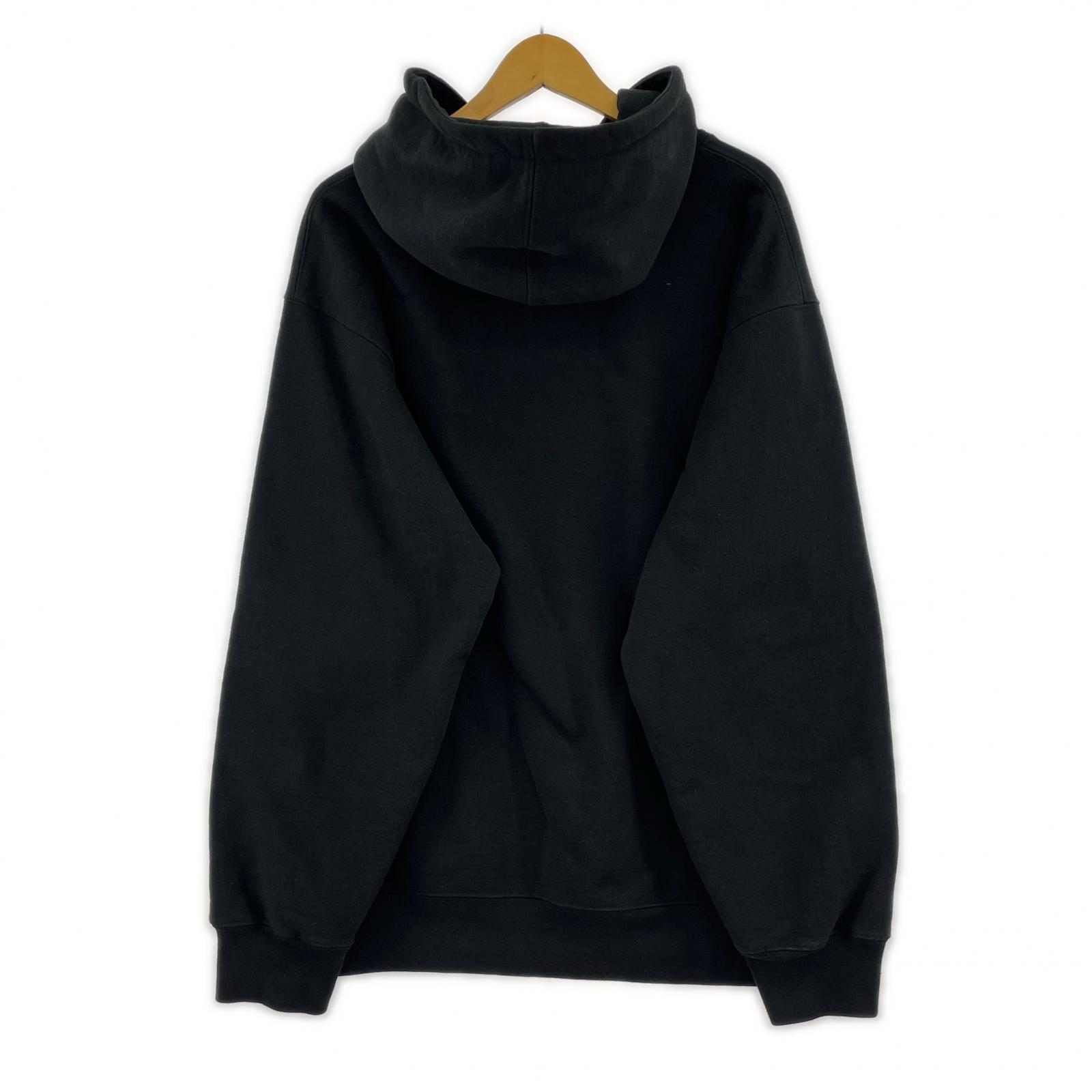 パーカー 22SS Burberry Box Logo Hooded Sweatshirt L ブラック