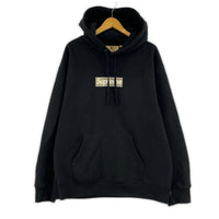 パーカー 22SS Burberry Box Logo Hooded Sweatshirt L ブラック