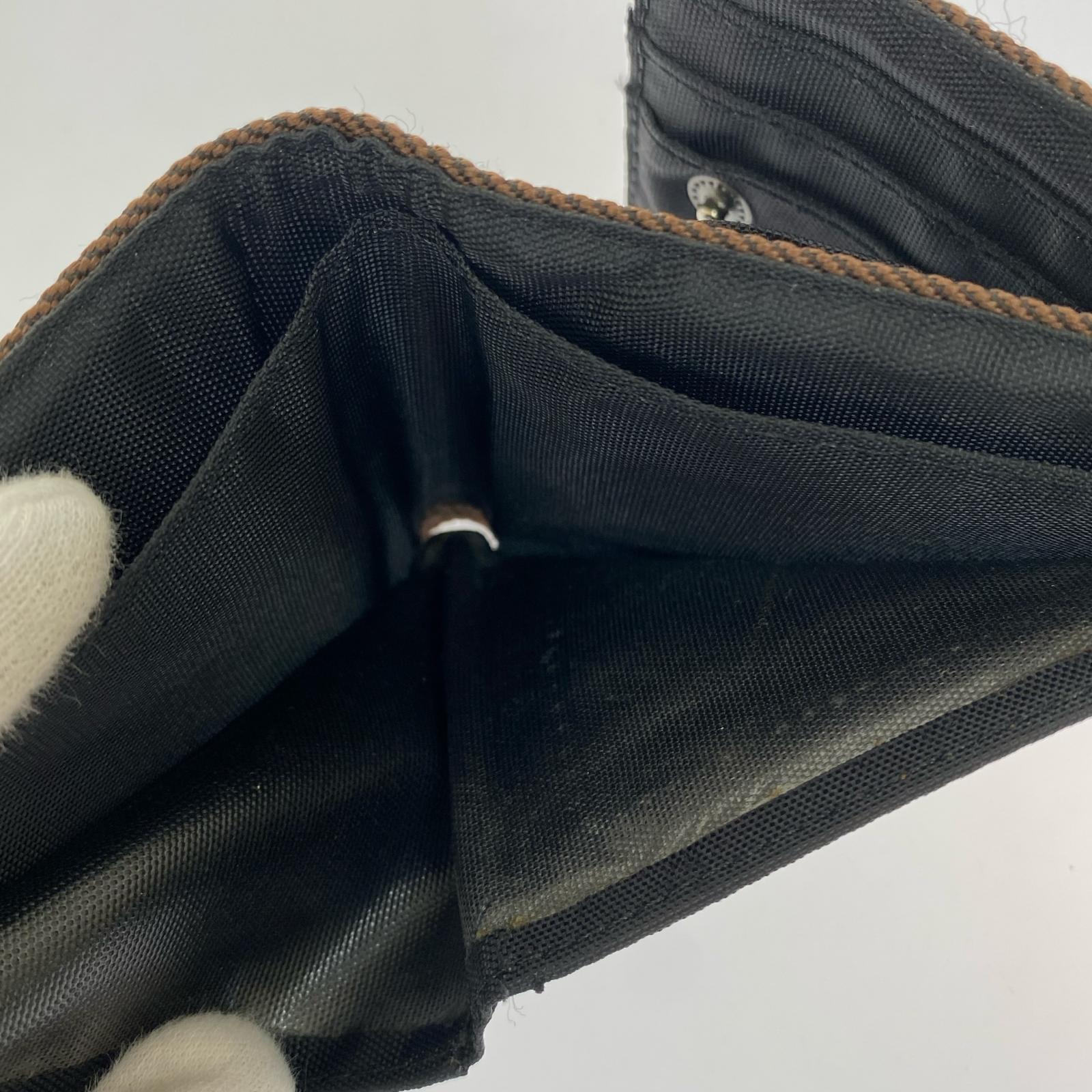 コンパクトウォレット 折り財布 ブラウン ブラウン