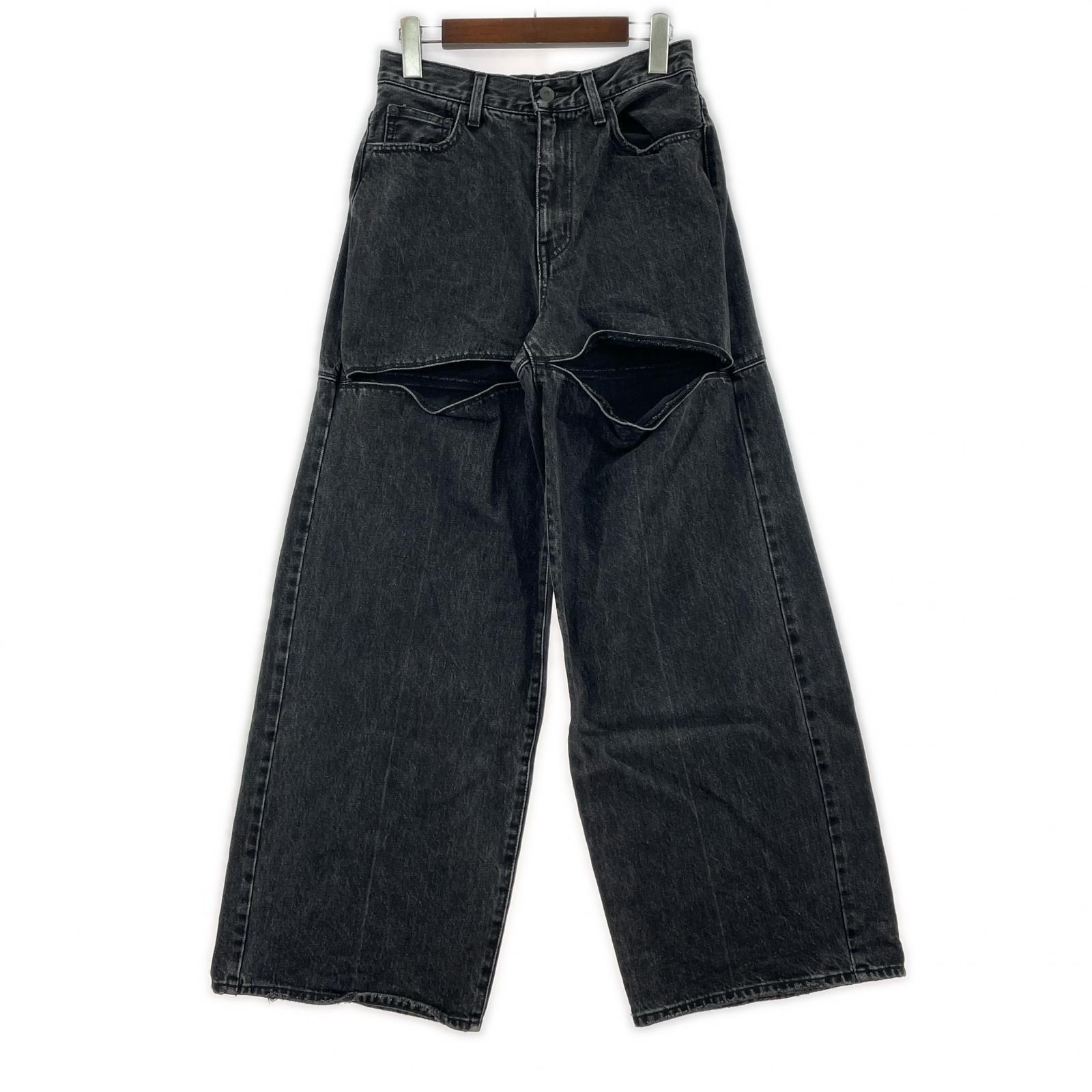 デニムパンツ MOUSSY デニム・ジーンズ ブラック