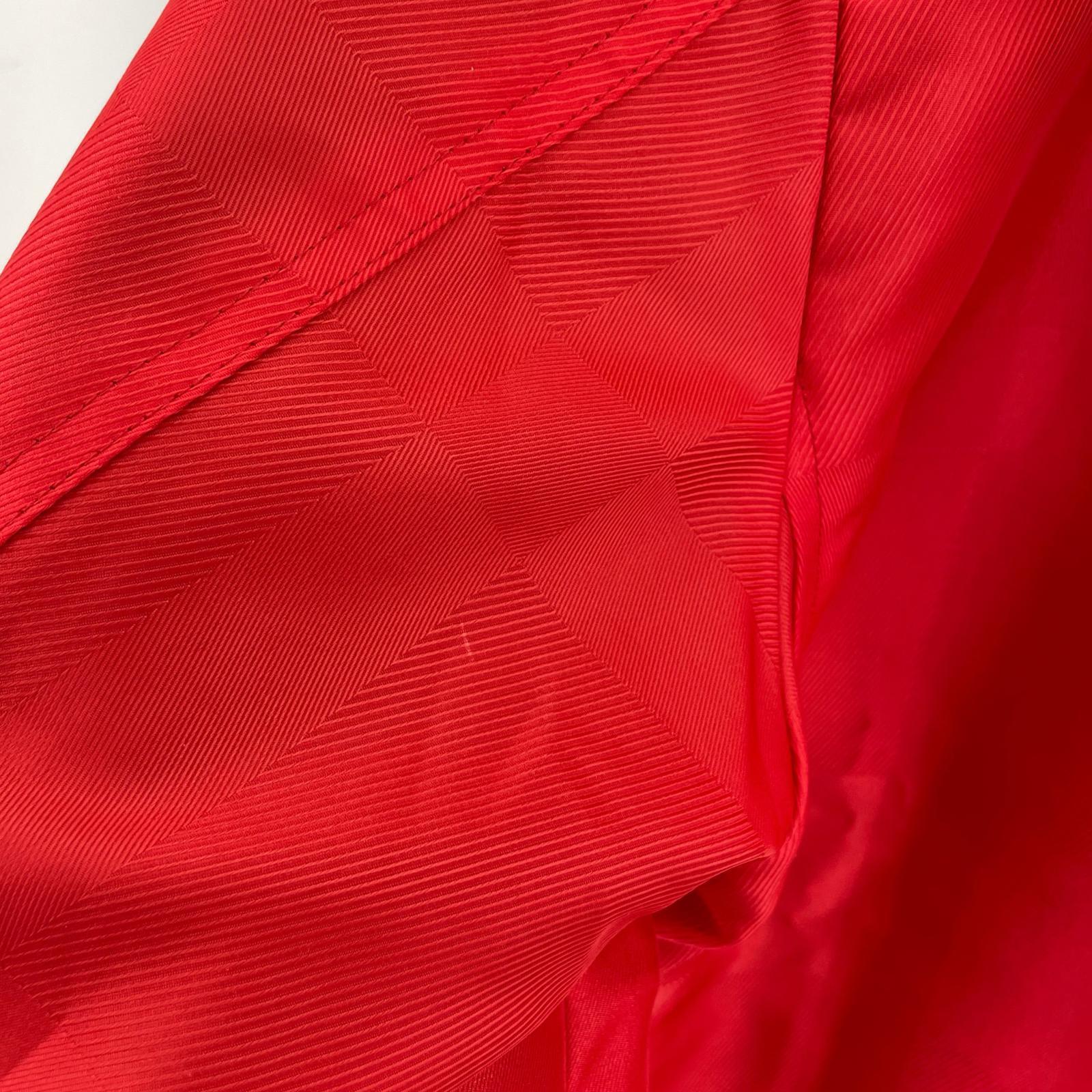 ジャケット レッド ナイロン(L) L レッド