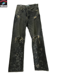 デニムパンツ 24SS Damage Straight Denim Pants W27